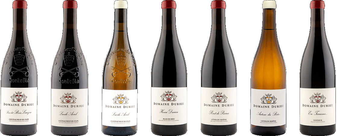 Domaine Durieu, vins, rouge, blanc, Lucile Avril, Châteauneuf-du-Pape, Henri Durieu, Bois Lauzon, Plan de Dieu, Côtes-du-Rhône, Ventoux